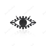 Evil Eye Connector Jewelry Spacer Links 26x13mm - BestBeaded