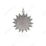 Shiny Sun Pendant Sun Necklace Charms Jewelry Accessories 26mm - BestBeaded