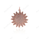 Shiny Sun Pendant Sun Necklace Charms Jewelry Accessories 26mm - BestBeaded