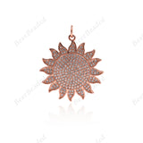 Shiny Sun Pendant Sun Necklace Charms Jewelry Accessories 26mm - BestBeaded