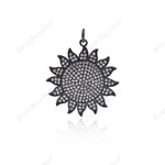Shiny Sun Pendant Sun Necklace Charms Jewelry Accessories 26mm - BestBeaded