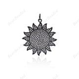 Shiny Sun Pendant Sun Necklace Charms Jewelry Accessories 26mm - BestBeaded