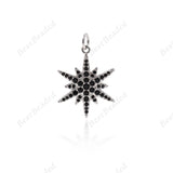 Star Pendant North Star Charms Necklace Jewelry Findings 17x22mm - BestBeaded