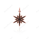 Star Pendant North Star Charms Necklace Jewelry Findings 17x22mm - BestBeaded