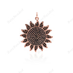 Shiny Sun Pendant Sun Necklace Charms Jewelry Accessories 26mm - BestBeaded