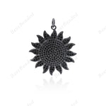 Shiny Sun Pendant Sun Necklace Charms Jewelry Accessories 26mm - BestBeaded