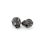 Exquisite Skull And Zircon Beads-Jewelry Making Accessories    9.5x14x9mm