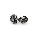 Exquisite Skull And Zircon Beads-Jewelry Making Accessories    9.5x14x9mm
