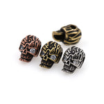 Exquisite Skull And Zircon Beads-Jewelry Making Accessories    9.5x14x9mm
