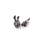 Rabbit Beads,Smoking Skull Beads,Animal Head Beads 7.5x15mm - BestBeaded