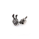 Rabbit Beads,Smoking Skull Beads,Animal Head Beads 7.5x15mm - BestBeaded
