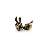 Rabbit Beads,Smoking Skull Beads,Animal Head Beads 7.5x15mm - BestBeaded