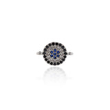 Shiny Micro Pavé Connector-Jewelry Making Accessories   14x9mm