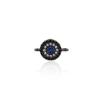 Shiny Micro Pavé Connector-Jewelry Making Accessories   14x9mm