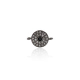 Shining Evil Eye Connector-Jewelry Making Accessories   15x10mm