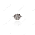 Coin Connector Links Tiny Round Disc Pendant 12x8mm - BestBeaded