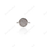 Coin Connector Links Tiny Round Disc Pendant 12x8mm - BestBeaded