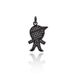 Shiny Micropavé Boy Pendant-Jewelry Making Accessories   12x21mm