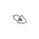 Hamsa Hand Charm Hand Findings DIY Religion Jewelry 27x16mm - BestBeaded