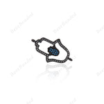 Hamsa Hand Charm Hand Findings DIY Religion Jewelry 27x16mm - BestBeaded