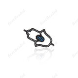 Hamsa Hand Charm Hand Findings DIY Religion Jewelry 27x16mm - BestBeaded