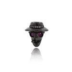 Shiny Micropavé Skull Beads-Jewelry Making Accessories   14x15mm