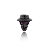 Shiny Micropavé Skull Beads-Jewelry Making Accessories   14x15mm