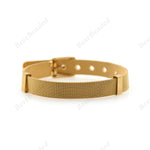 Stainless Steel Adjustable Mesh Bracelet for DIY Jewelry - BestBeaded