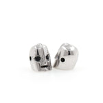 Shiny Minimalist Superhero Beads-Jewelry Making Accessories   9x11x10mm