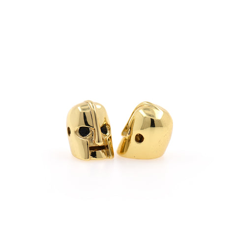 Shiny Minimalist Superhero Beads-Jewelry Making Accessories   9x11x10mm
