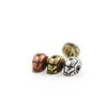 Shiny and Exquisite Iron Man Helmet Beads-Jewelry Making Accessories   8x9.5x11mm