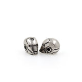 Shiny and Exquisite Iron Man Helmet Beads-Jewelry Making Accessories   8x9.5x11mm