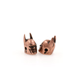 Shiny And Exquisite Batman Helmet Beads-Jewelry Making Accessories   7x12x10mm