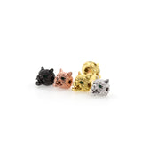 Shiny Green Eyed Wolf Beads-Jewelry Making Accessories   11x11mm