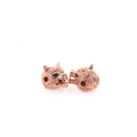Shiny Green Eyed Wolf Beads-Jewelry Making Accessories   11x11mm