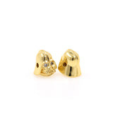 Shiny Dark Knight Helmet Beads-DIY Jewelry Making Accessories   10.5x12x11mm