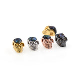 Shiny Fashionable Skull Beads-DIY Jewelry Making Accessories   9x13.5x7mm