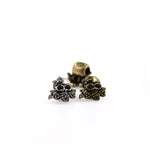 Shiny Fashion Rose Skull Beads-DIY Jewelry Making Accessories  15.5x15.5x9mm