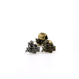 Shiny Fashion Rose Skull Beads-DIY Jewelry Making Accessories  15.5x15.5x9mm