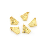 Shiny Geometric Zircon Pendant-DIY Jewelry Making Accessories   13x19mm