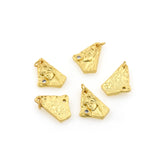 Shiny Geometric Zircon Pendant-DIY Jewelry Making Accessories   13x19mm