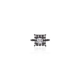 Shiny Micro Pavé Square Connector-DIY Jewelry Making Accessories   10x6mm