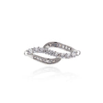 Shiny infinity Connector-DIY Jewelry Making Accessories   30x12mm
