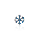 Shiny Snowflake Zircon Connector-DIY Jewelry Making Accessories   15x13x13.5mm