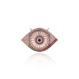 Shiny Evil Eye Connector-DIY Jewelry Making Accessories   33x32mm