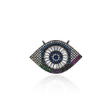 Shiny Evil Eye Connector-DIY Jewelry Making Accessories   33x32mm