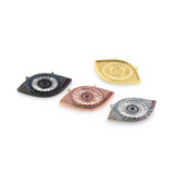 Shiny Evil Eye Connector-DIY Jewelry Making Accessories   33x32mm