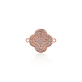 Shiny Micro Pavé Connector-DIY Jewelry Making Accessories   26x20mm