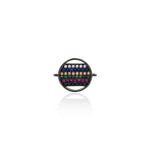 Round Zircon Connector-DIY Jewelry Making Accessories   14x11mm