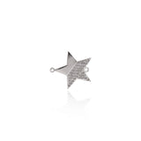 Shining Star Connector-DIY Jewelry Making Accessories   16x15mm